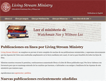 Tablet Screenshot of librosdelministerio.org